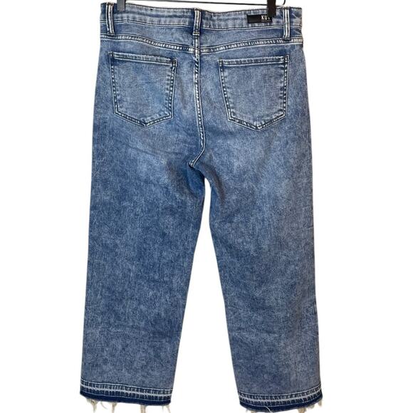 Kut from the Kloth Women’s Sz 10 Charlotte Wide Leg Crop Jeans High Rise - Picture 6 of 6